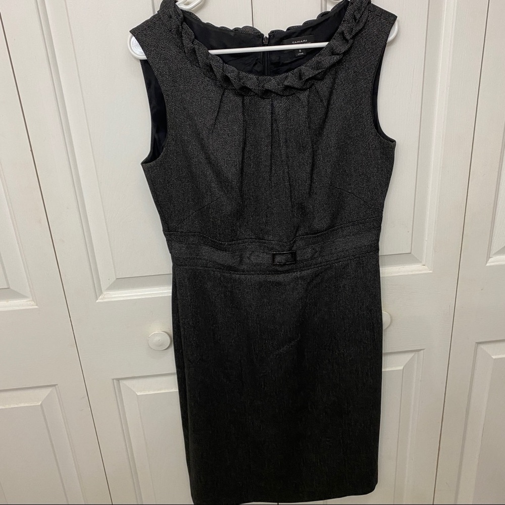Tahari | Grey Dress